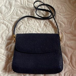 Due Fratelli Navy leather